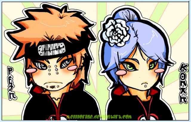 Chibi Konan a Pein