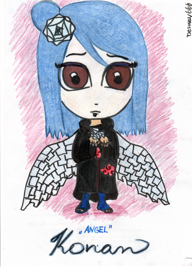 Chibi Konan /farbičky/