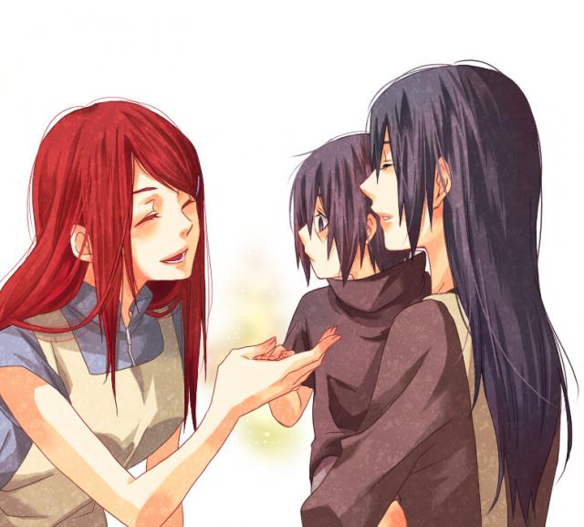 Kushina,Mikoto,Itachi