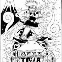 Manga 6-Naruto a Gamabunta