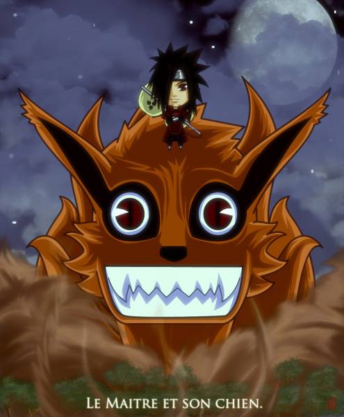 Madara a kyuubi