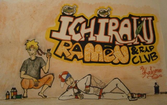 Sprejer Naruto a majiteľ rapového klubu Teuchi