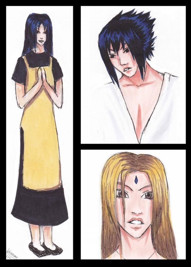 Mikoto, Sasuke, Tsunade