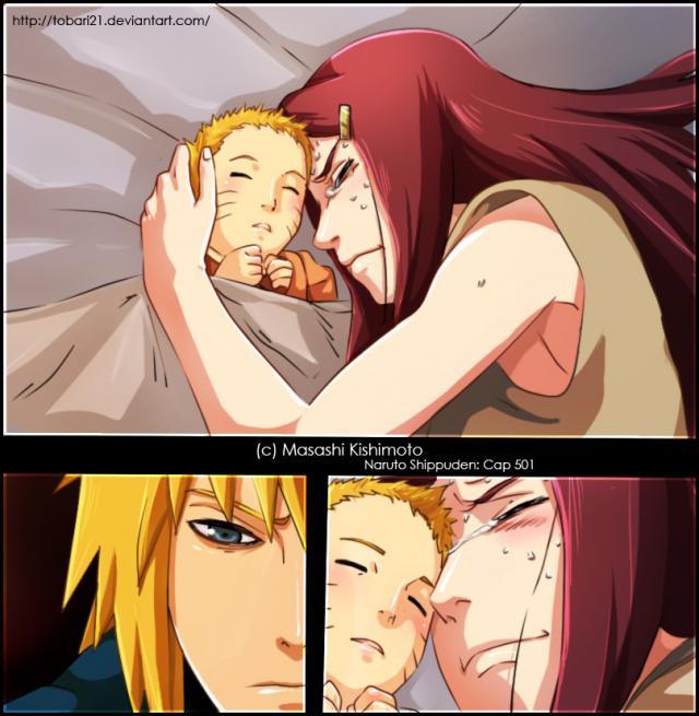 Minato a Kushina a Naruto