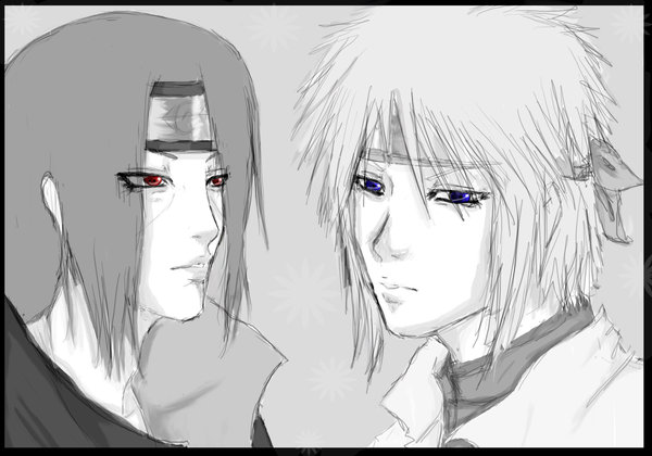 Minato a Itachi