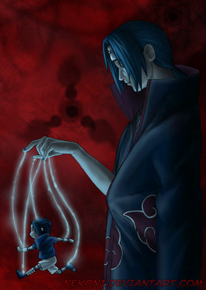 Itachi a sasukeho loutka