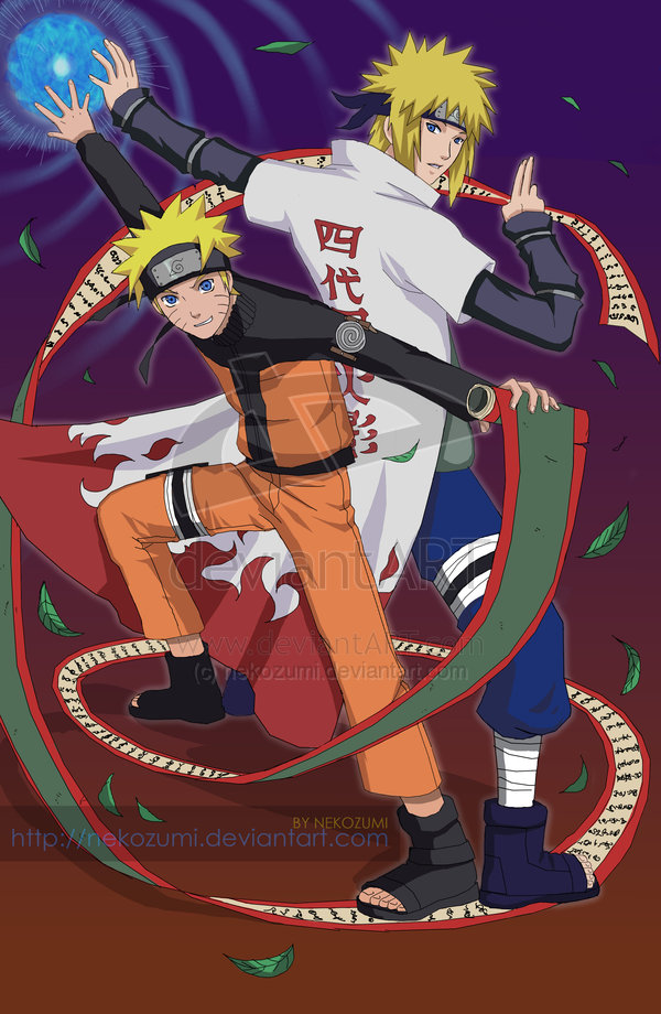 Naruto and Yondaime ....."Rasengan"