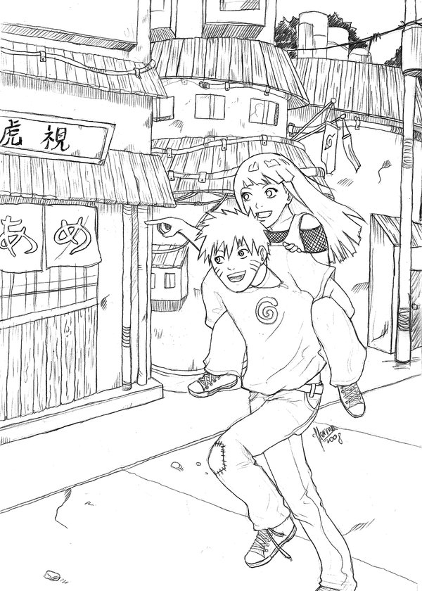 NaruHina .. jdou na ramen