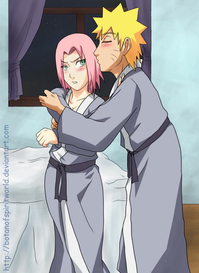 NaruSaku_A_Kiss_Sakura_chan__by_BotanofSpiritWorld.jpg