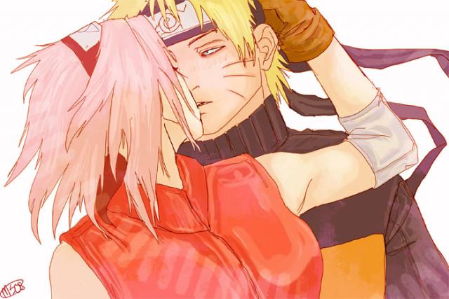 naruto a sakura .. kiss