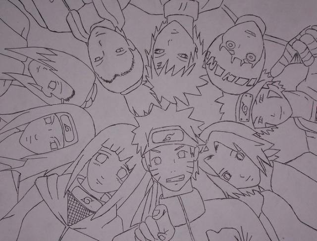 Naruto,Sakura,Kiba,Rock Lee,Gaara,Shikamaru,Ino,Neji,Hinata