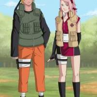 Naruto and Sakura - Konoha Jounnins