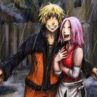 naruto a sakura v dešti 2