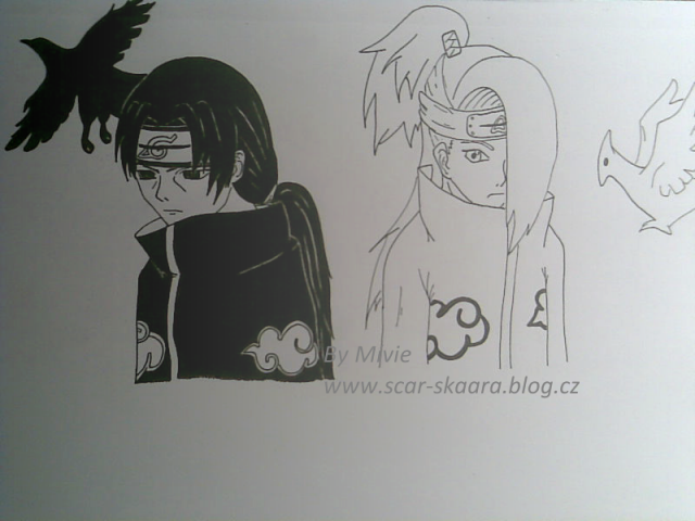 Black and White/ Deidara a Itachi