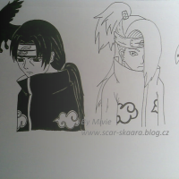 Black and White/ Deidara a Itachi