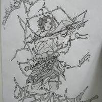 Sasuke  Chidori Nagashi by me 