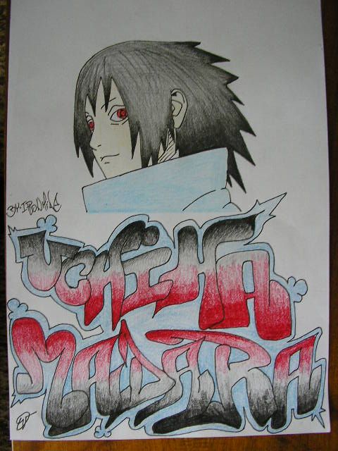 Young Uchiha madara...........coloured .........by me ........... Ironhide