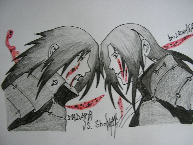 Madara vs Shodaime by me ........... Ironhide