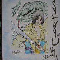 Sasuke with snake by me................Ironhide