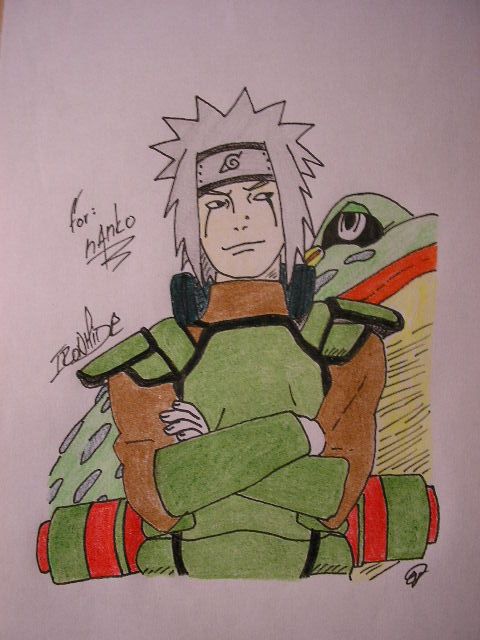 Jiraiya with frog... for hAnko...by me...Ironhide