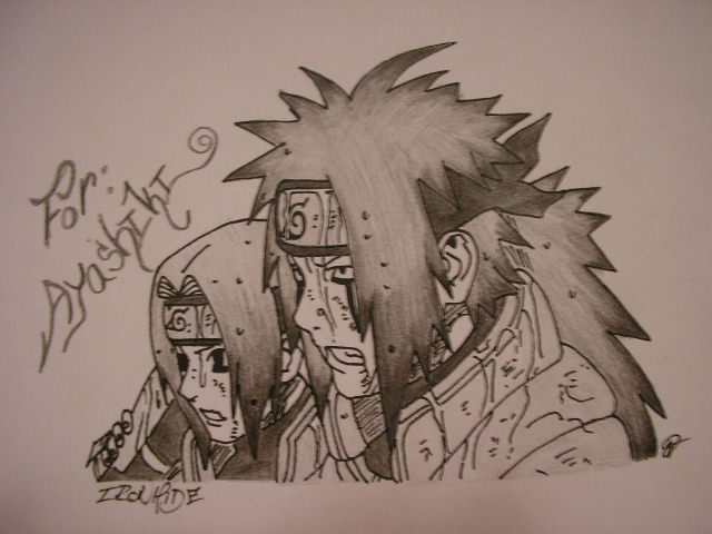 Jiraiya and Tsunade... for Ayashiki...by me...Ironhide