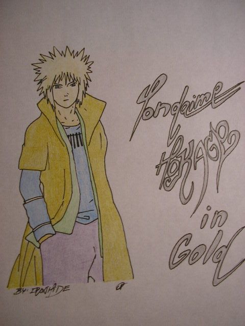 Yondaime in gold..........by me .................Ironhide