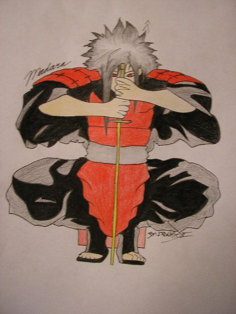 Uchiha Madara by me for Sorafay.........Ironhide