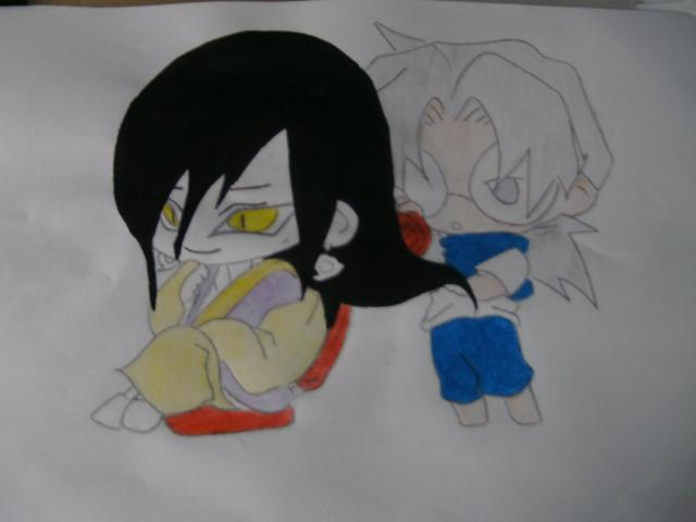 Chibi Orochimaru a Kabuto