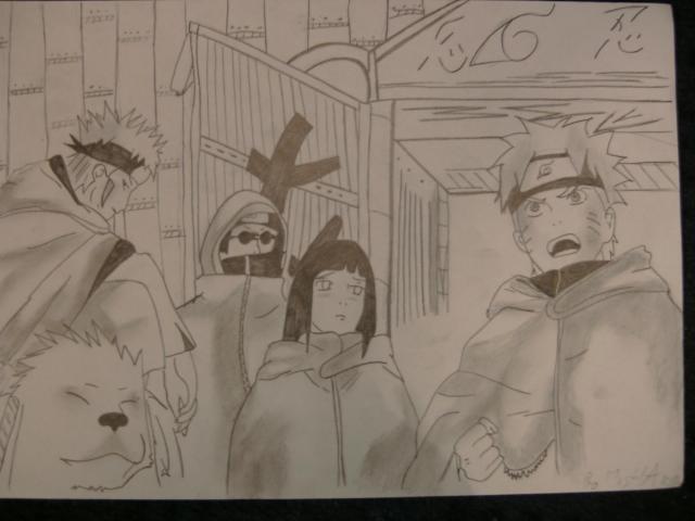 Naruto hinata kiba Shino