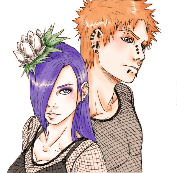 Pain and Konan in Love