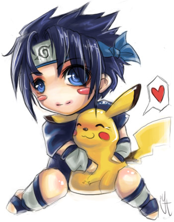 Sasuke a Pokemon :D