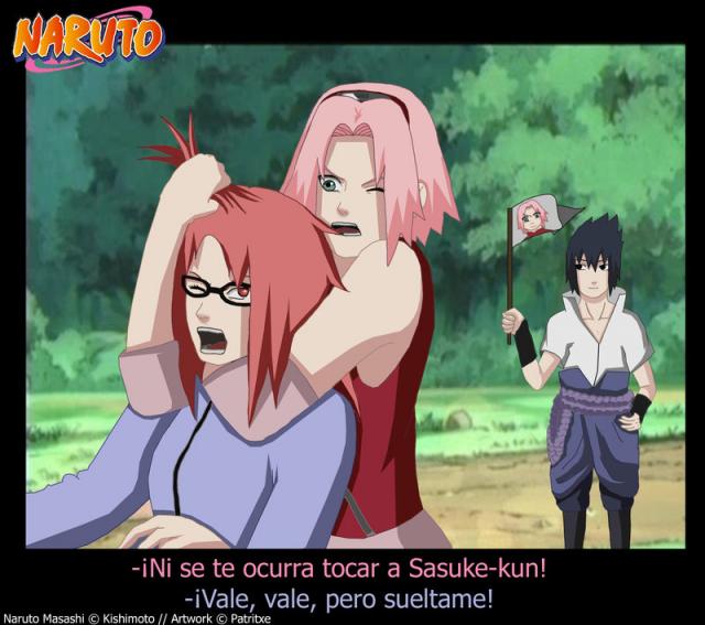 Karin vs Sakura XD