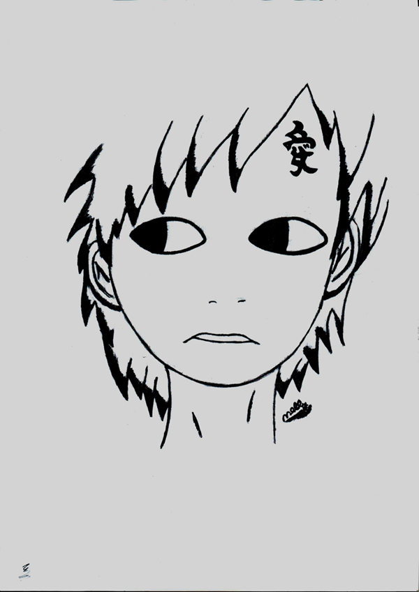 Gaara´s face