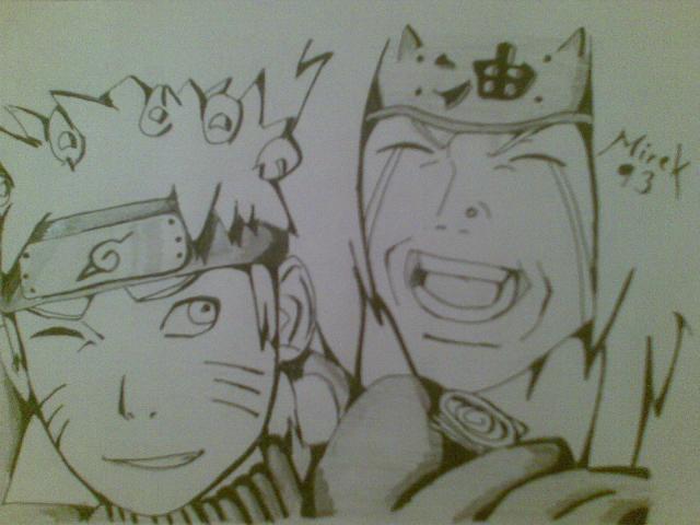 Naruto a Jiraiya by Mirek93