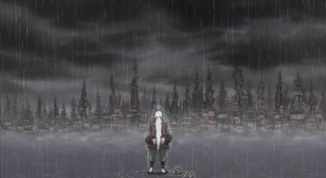 Jiraiya infiltruje Amegakure