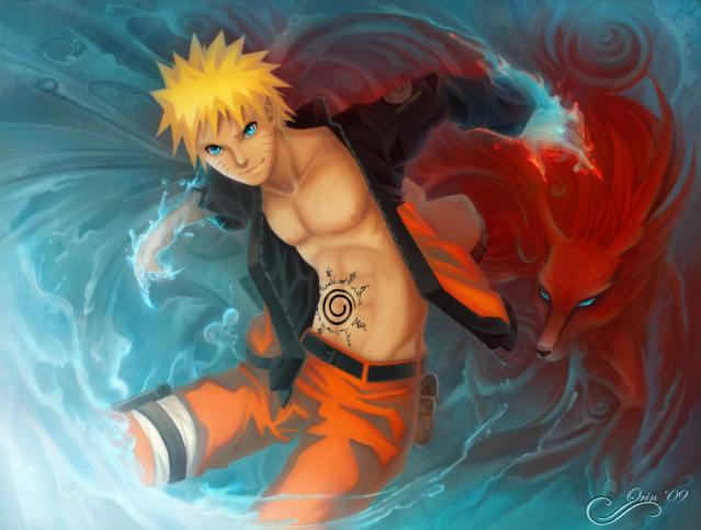 Naruto a Kyubi