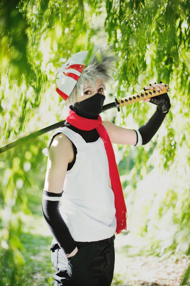 Cosplay Kakashiho v ANBU