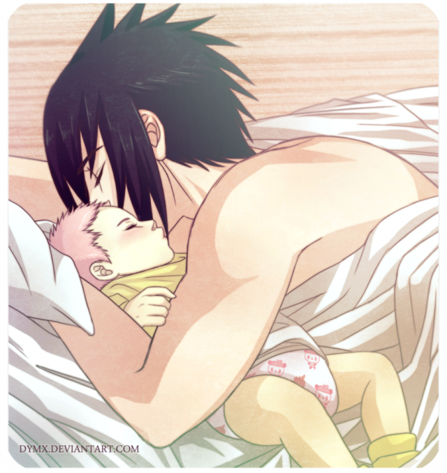 Sasuke and baby