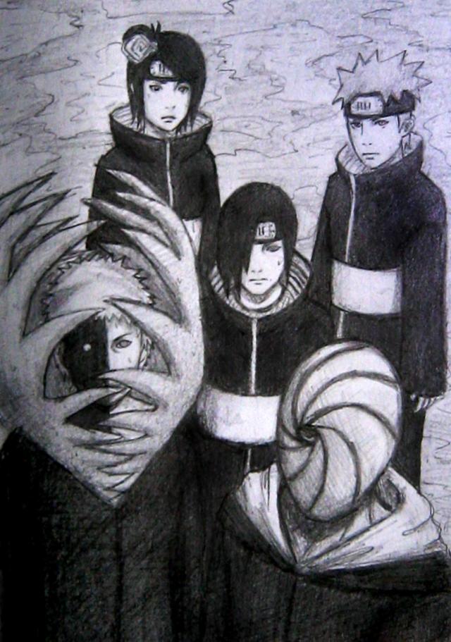 The beginning of Akatsuki, muchachachacha! >:D