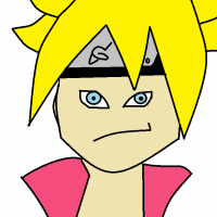 Namalovaný Uzumaki Boruto