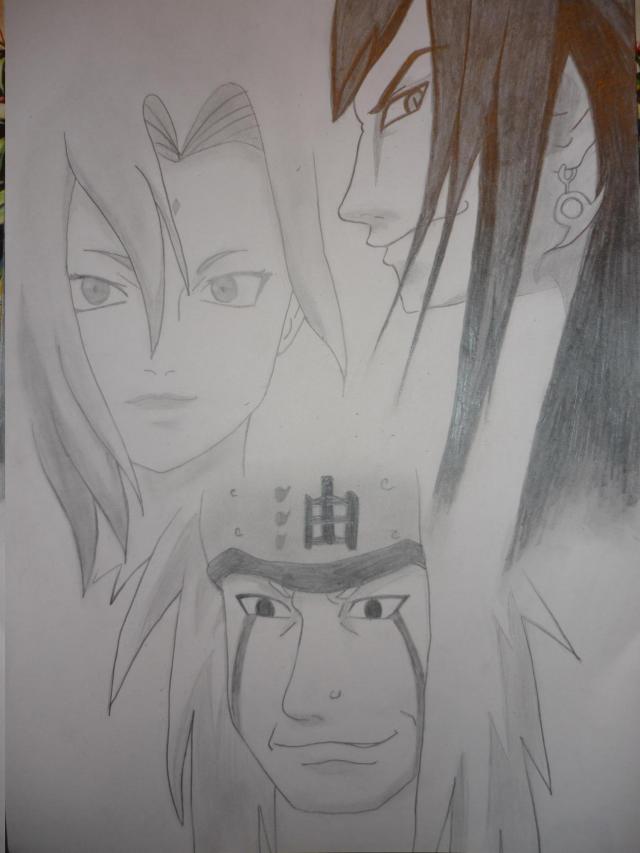 Jiraiya - Tsunade - Orochimaru