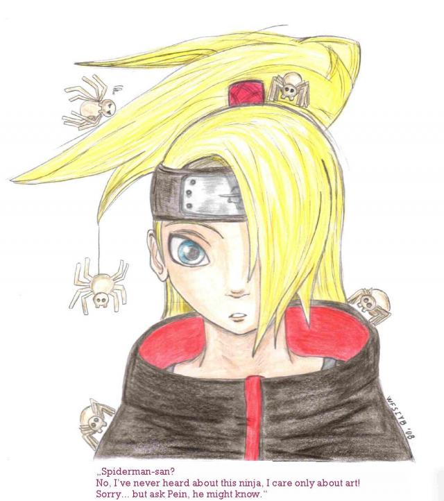 Deidara is confused