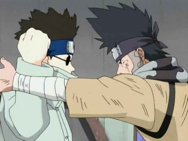 Aburame Shino a Abumi Zaku