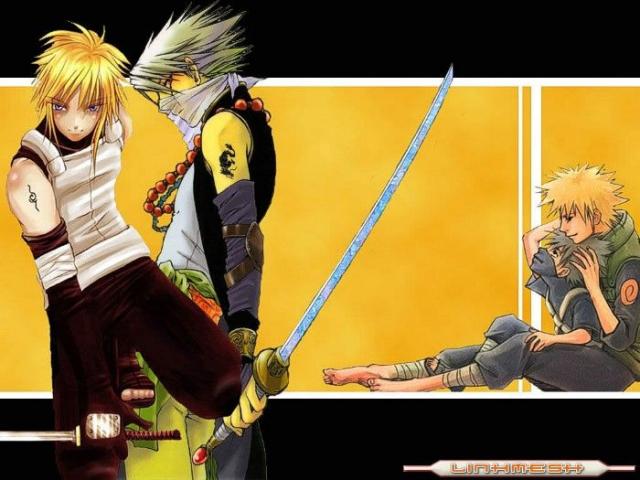 Yondaime and Kakashi