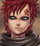 Gaara"s face