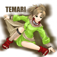 Temari v zelené