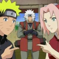 Sakura, Naruto a Jiraiya 