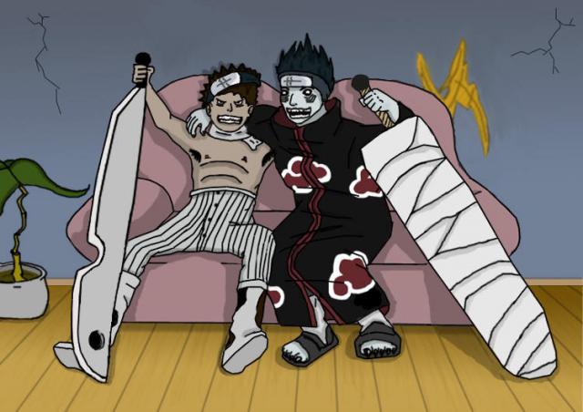 Zabuza a Kisame