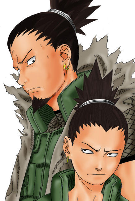 Nara Shikamaru a jeho otec