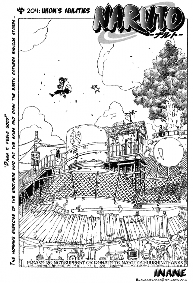 Manga 204 - Kiba a Akamaru